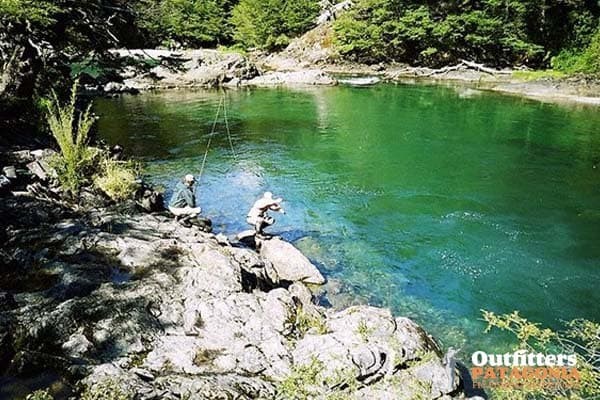 Manso River fly fishing.